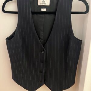 Babaton Pinstripe Vest